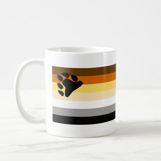 Bear Pride Flag Coffee Mug (Left)