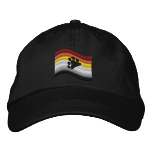 Bear Pride Flag Embroidered Hat
