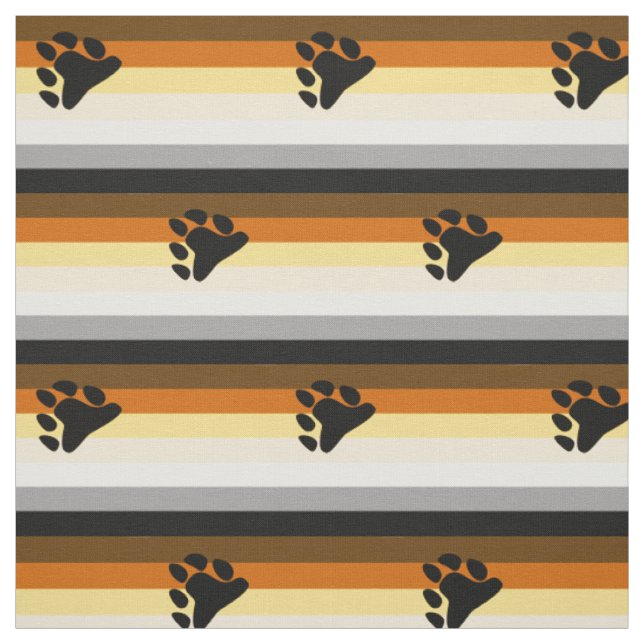 Bear Pride Flag Fabric (Swatch)