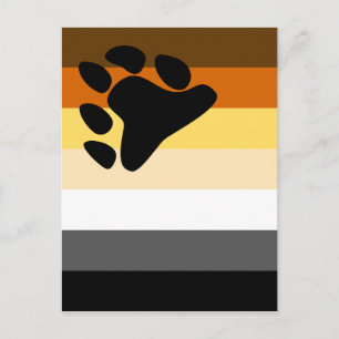 Bear Pride Flag Postcard