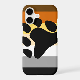 Bear Pride Flag with Paw