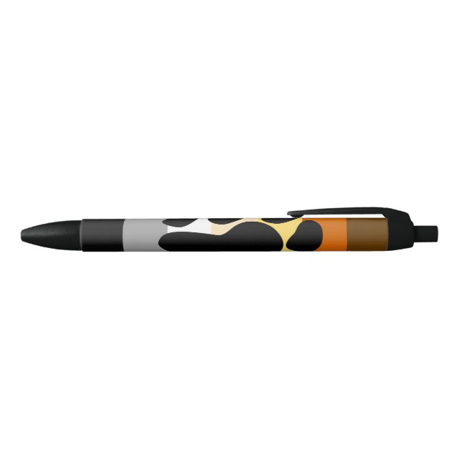 Bear Pride Flag with Paw Black Ink Pen (Top)