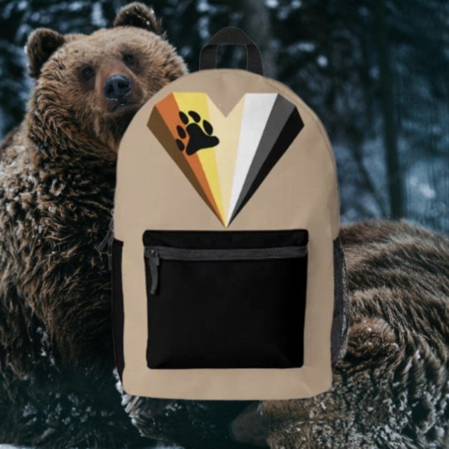 Bear Pride Heart Backpack (Creator Uploaded)