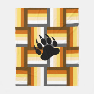 Bear Pride Inspired Fleece Blanket