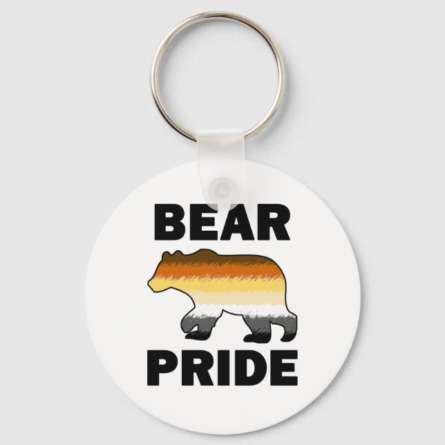 Bear Pride Keychain (Front)