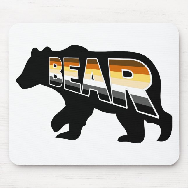 Bear Pride Mouse Pad (Front)