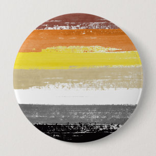 Bear Pride Paint Stripes 4 Inch Round Button
