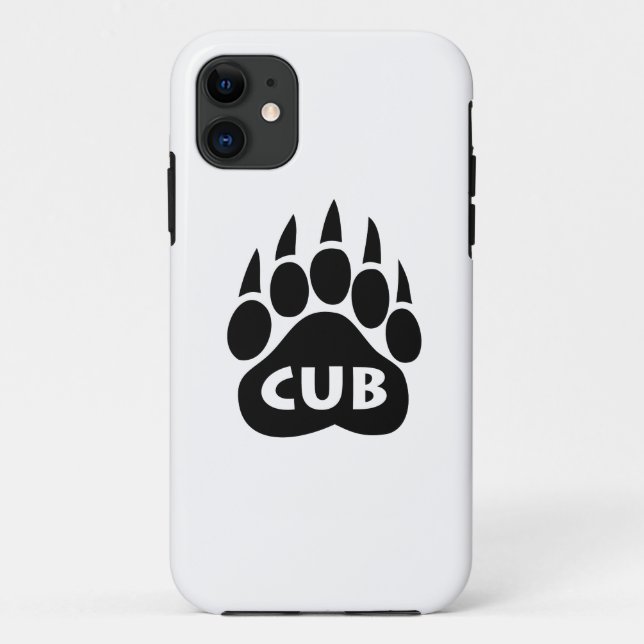 Bear Pride Paw "Cub" iPhone 5 Case (Back)