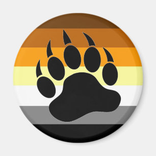 Bear Pride Paw Magnet