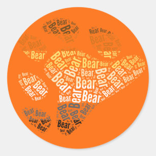 BEAR PRIDE -.png Classic Round Sticker