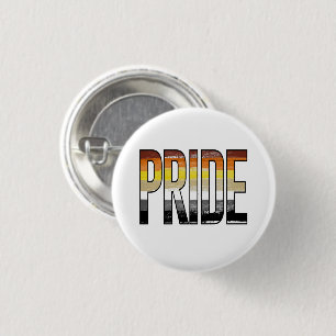Bear Pride Word 1 Inch Round Button