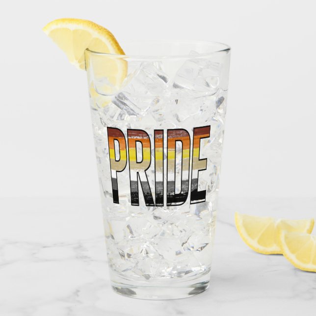 Bear Pride Word Glass (Front Ice)