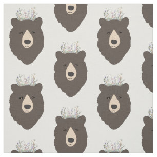 Bear Print Fabric
