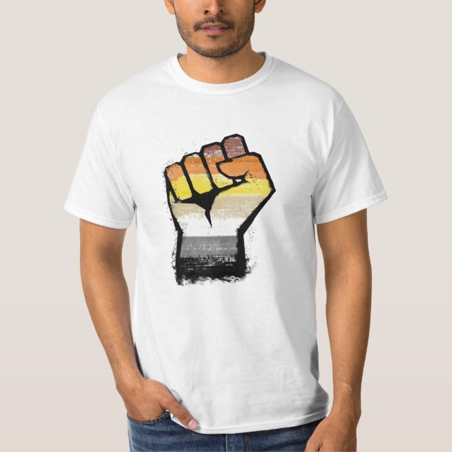 Bear Protest Fist T-Shirt (Front)
