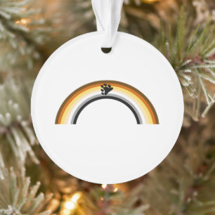 Bear Rainbow Ornament
