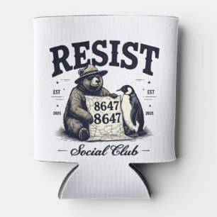Bear Resist Protect National Park Anti Trump 8647 Can Cooler