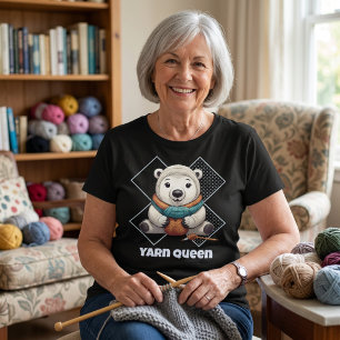 Bear Retirement Gifts for Crocheter Mom Grandma T-Shirt
