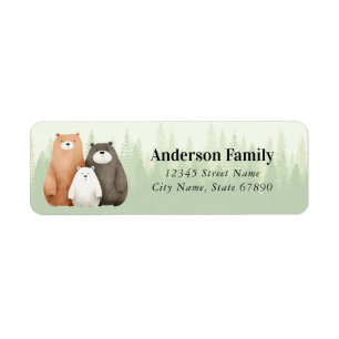 Bear Return Address Labels