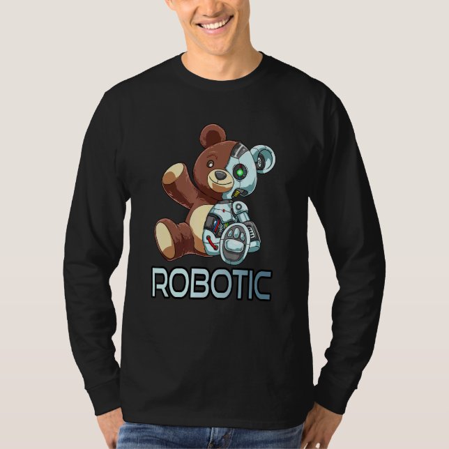 Bear Robot Robotic Cuddling Cyborg T-Shirt (Front)