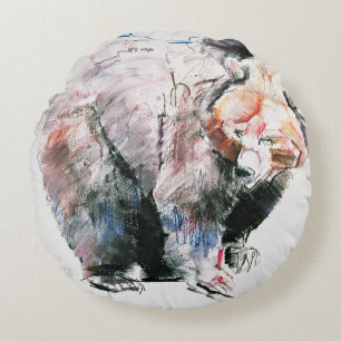 Bear Round Pillow