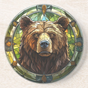 Bear Sandstone Coaster