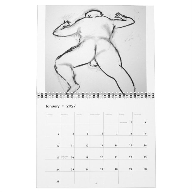 Bear Sessions 2011 Calendar (Jan 2027)