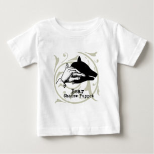 Bear Shadow Puppet Hand Vintage Baby T-Shirt