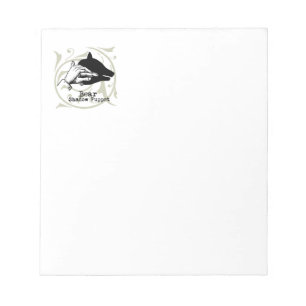 Bear Shadow Puppet Hand Vintage Notepad