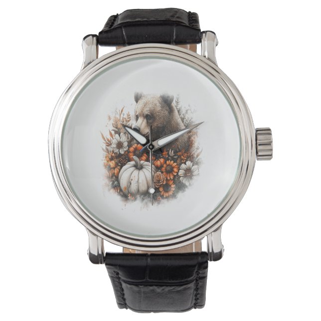Bear Shirt Country Pumpkin Watch (Front)
