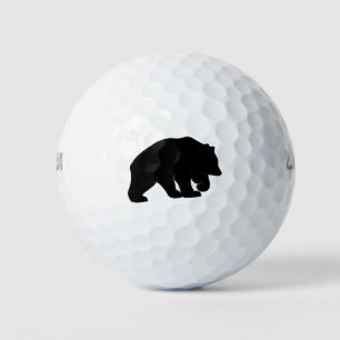 Bear Silhouette Golf Balls