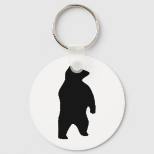 Bear Silhouette Keychain