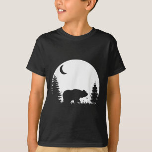 Bear Silhouette Wilderness Environmental Protectio T-Shirt