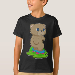 Bear Skater Skateboard T-Shirt