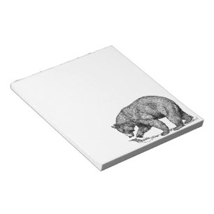 BEAR SKETCH NOTEPAD