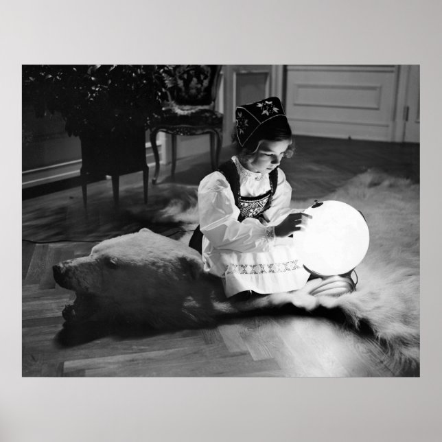 Bear Skin Rug, 1938 Poster (Front)