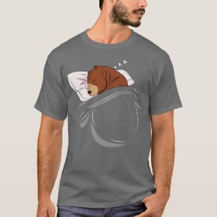 Bear Sleeping Animal Nap Napping Slumber T-Shirt