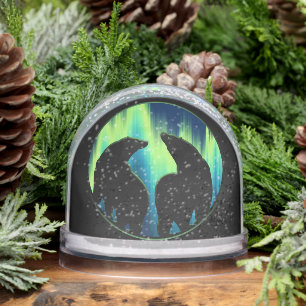 Bear Snow Globe Custom Aurora Bear Snow Globes