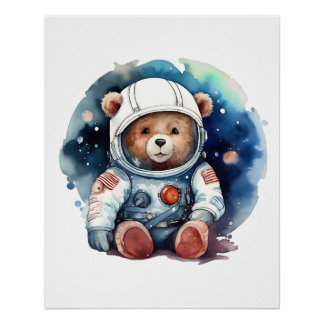bear space poster