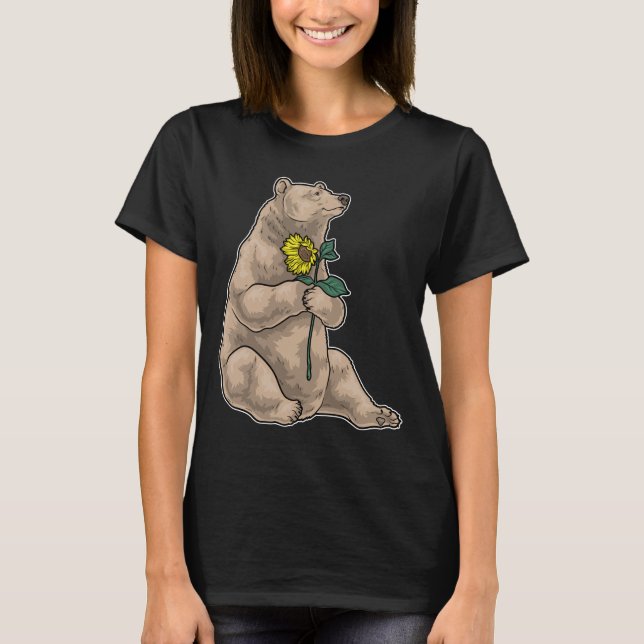 Bear Sunflower T-Shirt (Front)