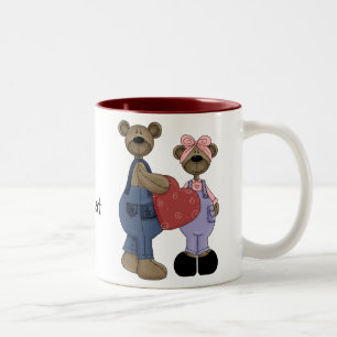 Bear Sweethearts Customizable Coffee/Tea Mug
