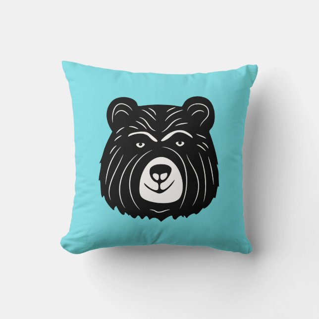 Bear Throw Pillow (Front)