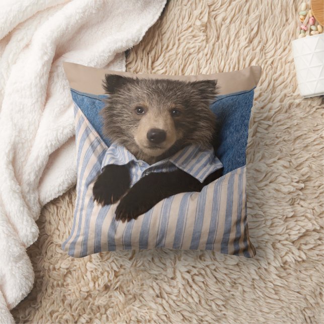 Bear Throw Pillow (Blanket)