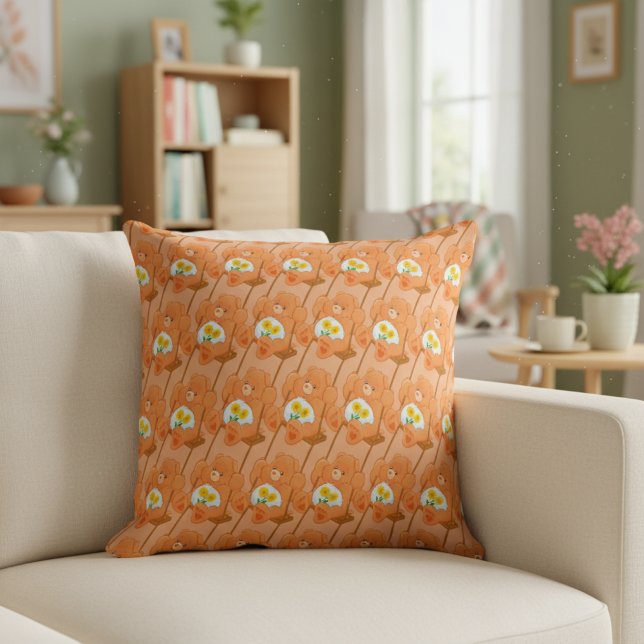 Bear Throw Pillow (Creator Uploaded)