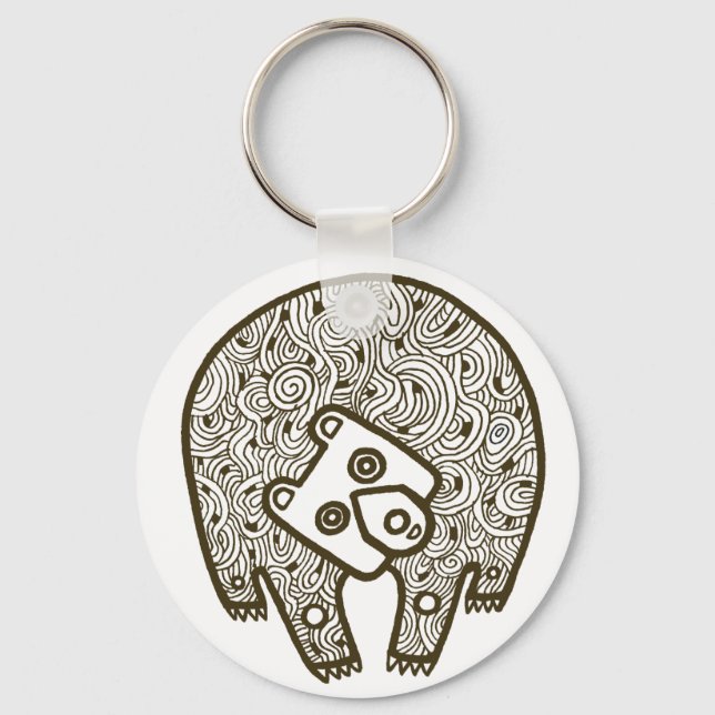 Bear Totem Keychain (Front)