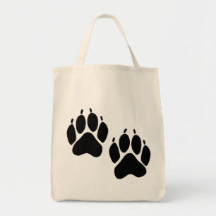 Bear Tracks Organic Tote Bag