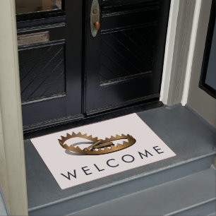 Bear Trap Door Mat