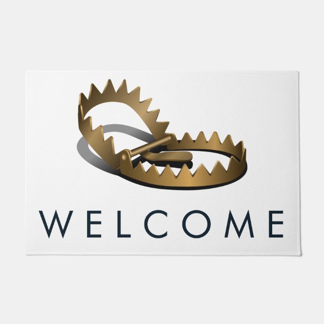 Bear Trap Door Mat (Front)