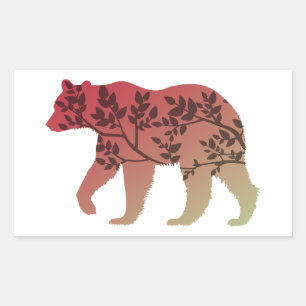 Bear Tree Sticker