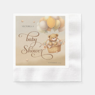 Bear wait baby ducha Papel Napkin