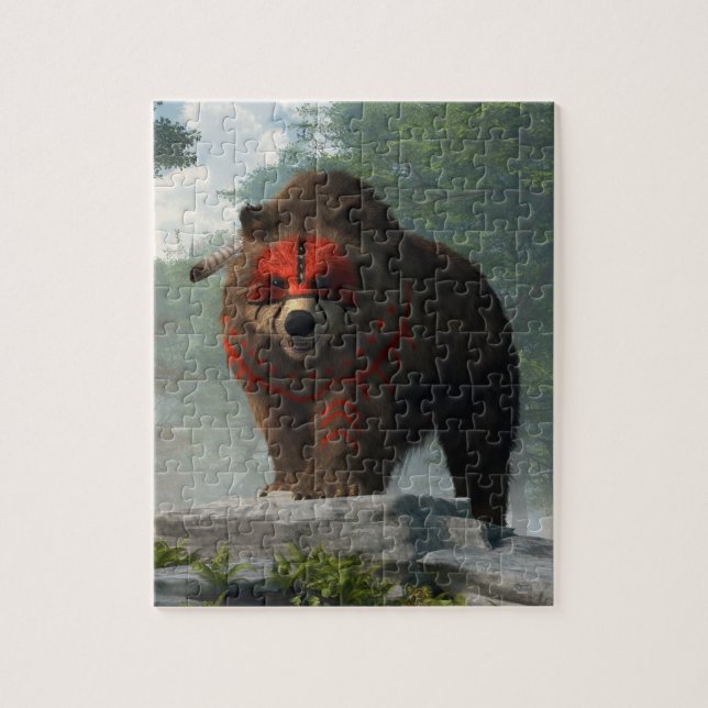 Bear Warrior Jigsaw Puzzle (Vertical)